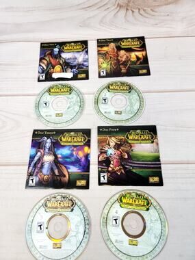 World of Warcraft: The Burning Crusade (PC, 2007) 4 Disc Set
